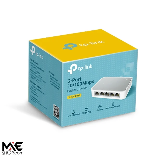 TP-Link 5 Port Unmanaged 10/100Mbps Desktop Switch with USB-A Port