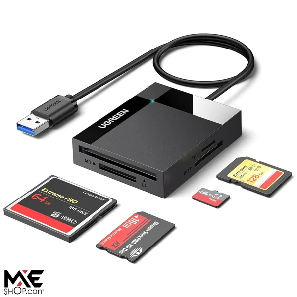 UGREEN Card Reader 4in1 USB3.0 USB-A SD Micro SD TF CF MS Compact Flash Adapter