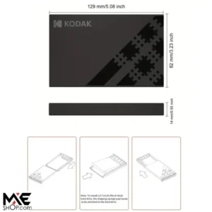 Kodak 2.5" SATA Hard disk drive HDD / SSD enclosure