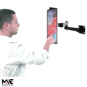 Wall Mount Tablet Stand Long Arm Stretchable Cell Phone Wall Holder Adjustable