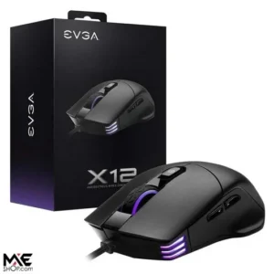EVGA X12 Gaming Mouse 8k Dual Sensor 16,000 DPI 5 Profiles 8 Buttons Light Weight RGB