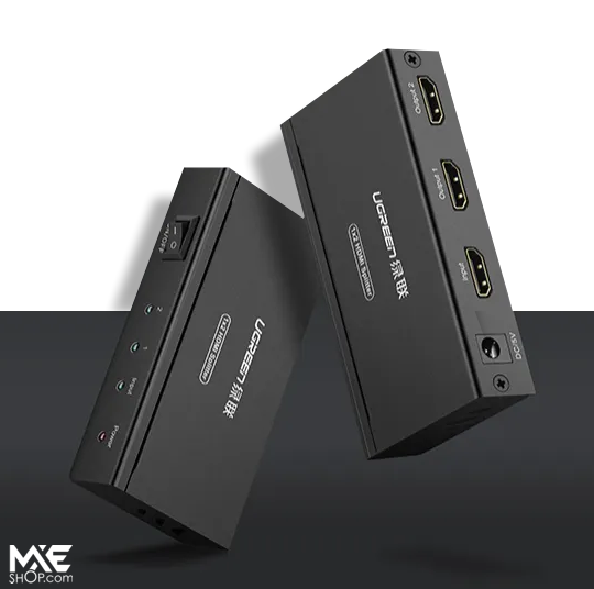 Ugreen 1 In-Put 2 Out-Up (1x2) HDMI Amplifier Splitter Black