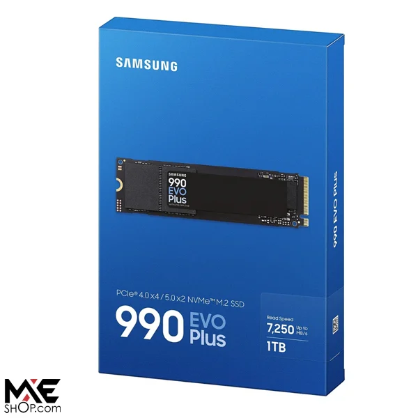 Samsung - 990 EVO SSD 1TB Internal SSD PCIe Gen 4x4 / Gen 5x2 M.2 2280 Up to 5,000MB/s Write